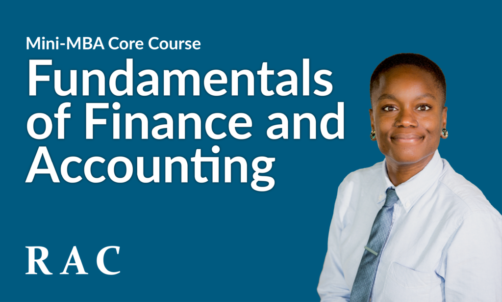 Fundamentals of Finance and Accounting