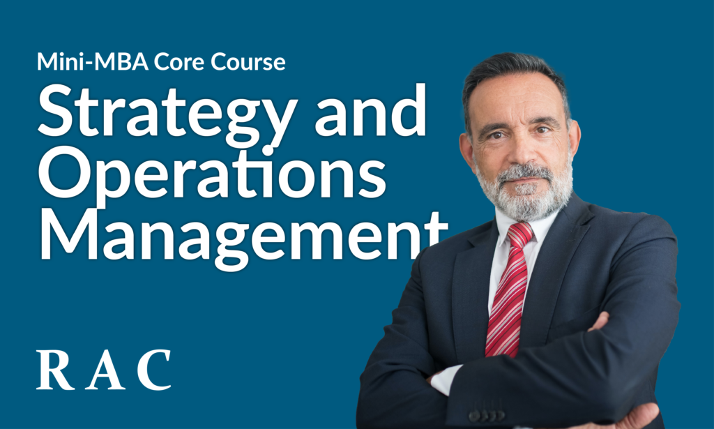 Business Strategy, Operations & Management